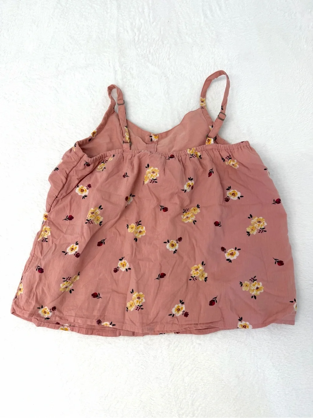 Abercrombie Kids Girls Top Lot Size 9/10 Floral Striped Summer Shirts Cami 3pc